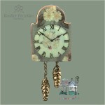 Miniaturowy zegar porcelanowy