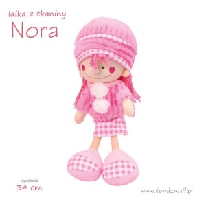 Lalka z tkaniny "Nora"