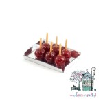 Miniaturowe jabłka w polewie