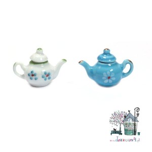 Miniaturowe imbryczki porcelanowe