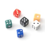 Miniaturowe kości do gry