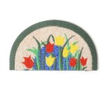 Miniaturowa wycieraczka "Tulipany"