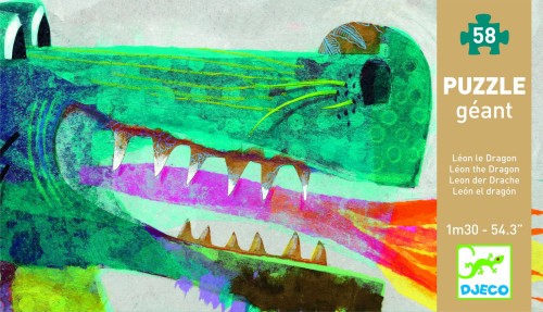 Puzzle  DJECO GIGANT "Smok Leon"   P/DJ07170