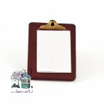 Miniaturowy notes na deseczce