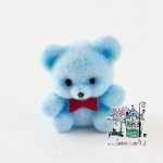 Miniaturowy miś niebieski