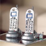 Miniaturowe telefony bezprzewodowe