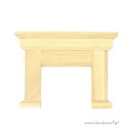 Miniaturowa fasada kominkowa