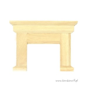 Miniaturowa fasada kominkowa