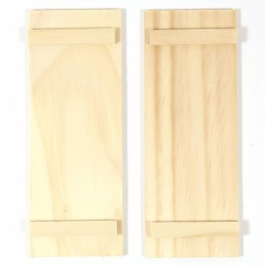 Miniaturowe okiennice drewniane