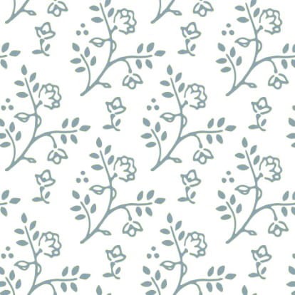 Tapeta "Julia Blue on White"   Z/SM/WP1012