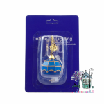 Miniaturowy żyrandol witrażowy