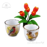 Miniaturowe doniczki porcelanowe