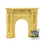 Miniaturowa fasada kominkowa beżowa