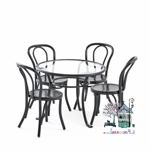 Stolik okrągły z krzesłami Z/SA/DF1428