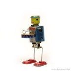Blaszany Robot z bębenkiem
