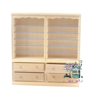 Miniaturowy regał podwójny