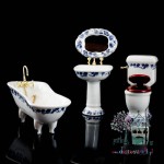 Miniaturowa armatura łazienkowa