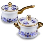 Miniaturowy garnek i rondelek