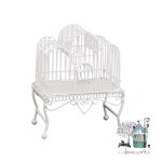 Miniaturowa klatka biała