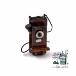 Miniaturowy telefon wiszący retro