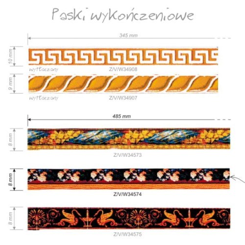 Pasek wykończeniowy Z/V/W34574