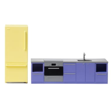 Kuchnia fioletowa  LUNDBY BASIC  Z/M/60-3055