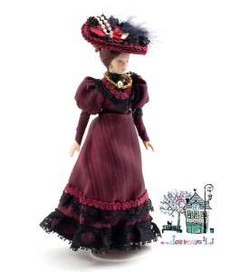 Miniaturowa lalka "Debora"