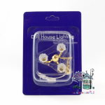 Miniaturowy żyrandol trójramienny