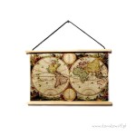 Miniaturowa starożytna mapa świata