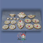 Miniaturowy serwis obiadowy