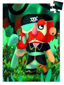 Puzzle DJECO MINI "Pirat i Papuga" 60 elementów