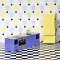 Kuchnia fioletowa  LUNDBY BASIC  Z/M/60-3055
