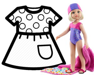 Ubranko dla lalki Paola Reina 32 cm