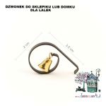 Miniaturka w skali 1:12 Dzwonka nad drzwi DO DOMKU DLA LALEK