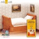 Miniaturowe łóżko "Biedermeier" DIY