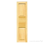 Miniaturowe okiennice drewniane 