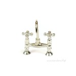 Miniaturowy kran srebrny / Bateria