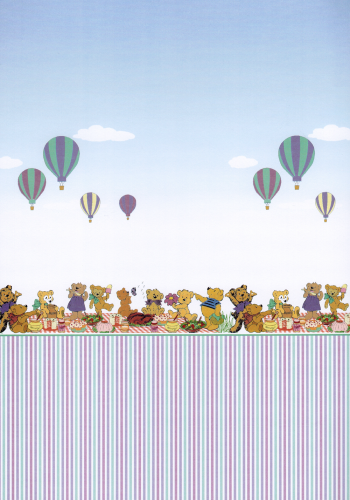 Tapeta "Teddy Picnic" Z/SA/WP538