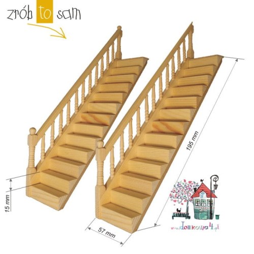 Schody drewniane DIY    Z/SA/DIY630
