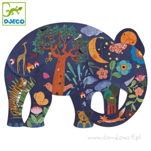 Puzzle DJECO "Słoń" 150 elementów