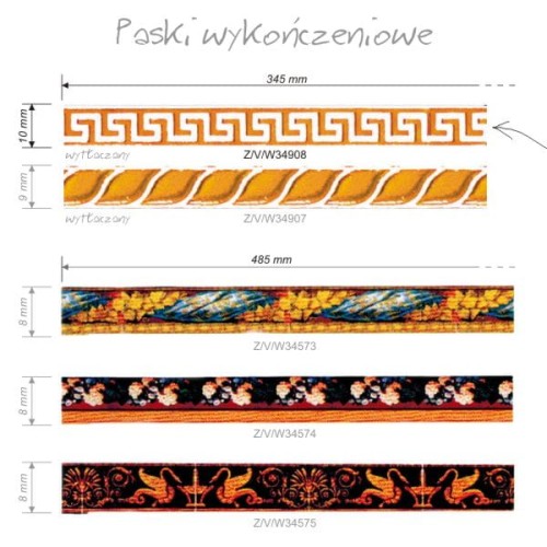 Pasek wykończeniowy Z/V/W34908
