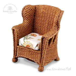 Miniaturowy fotel "Rattanowy"