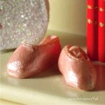 Miniaturowe baletki różowe