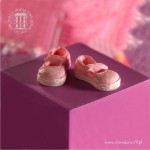 Miniaturowe buciki różowe