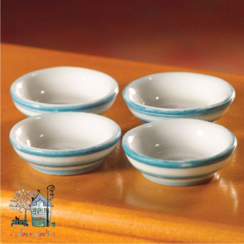 Talerze w błękitne pasy Z/DHE/5947