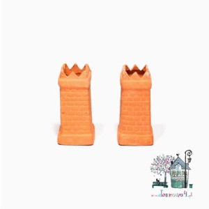 Miniaturowe kominy ceglaste