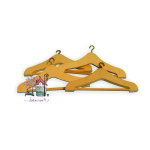 Miniaturowe wieszaki drewniane