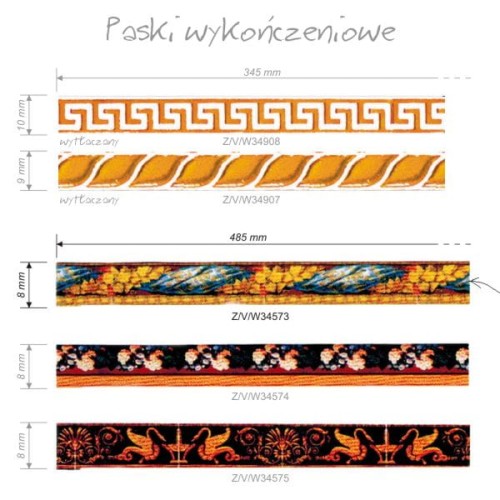 Pasek wykończeniowy Z/V/W34573