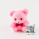 Miniaturowy miś różowy