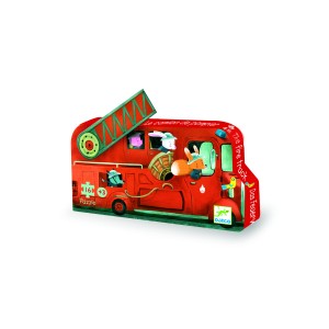 Puzzle DJECO "Straż Pożarna" 16 elementów